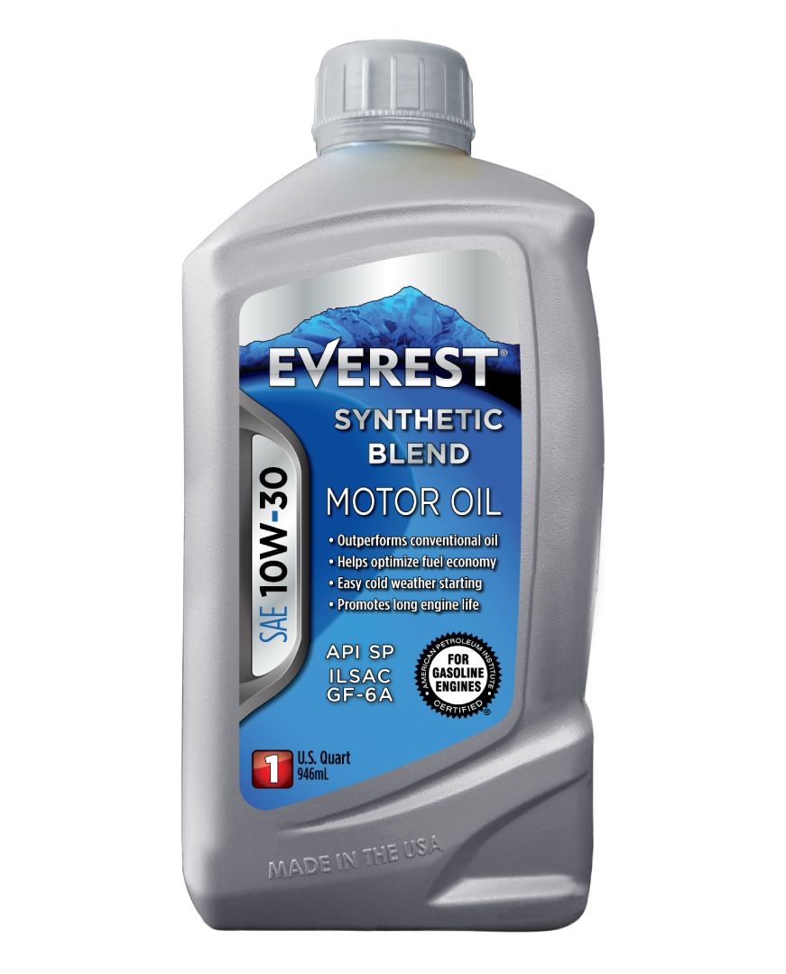 Everest Synthetic Blend 10W-30 SP GF-6A Motor Oil
